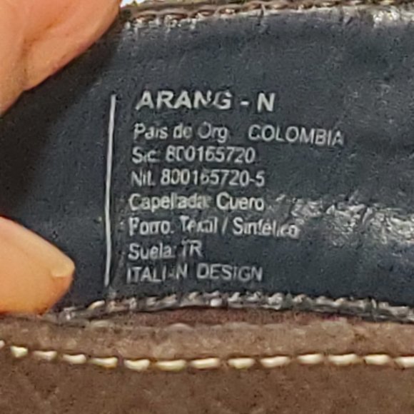 BOSI Brown Leather/Suede Boots US6 EU36 - Picture 6 of 8